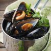 Moules surgelées entières cuites