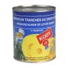 14 tranches d'ananas entières au sirop léger