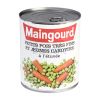 Petits pois très fins et carottes à l'étuvée